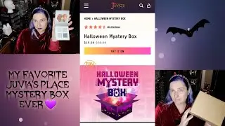 Juvias Place HALLOWEEN MYSTERY BOX BUNDLE goth on a budget MAKEUP my favorite Juvias mystery box 💜🦇💜