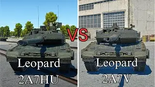 war thunder Comparison Leopard 2A7V or Leopard 2A7HU