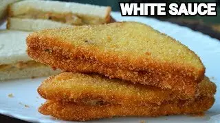 Chicken White Sauce Sandwich by (YES I CAN COOK) #Sandwich #WhiteSauce #KidsSpecial