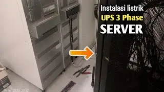 Instalasi listrik UPS 3 phase untuk Server