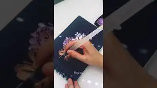 Metallic Floral Bouquet Painting using TokyoFinds Galaxies