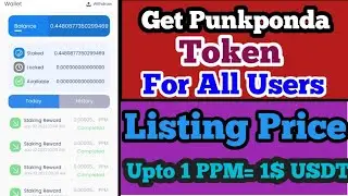 How to Claim PPM Token Airdrop|| Listing Price Upto 1 PPM = 1$ USDT || For All Users|| Crypto Man