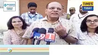 Excise Commissioner Somesh kumar Cast his vote With Family Members