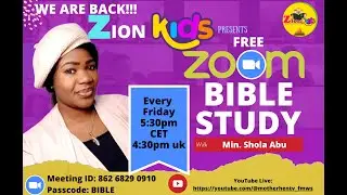 Obedience and Correction/Zion Warriors Bible Club