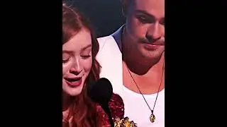 The way Dacre Montgomery stares at everyone&hellip; 🫢 #dacremontgomery #strangerthingscast #sadiesink