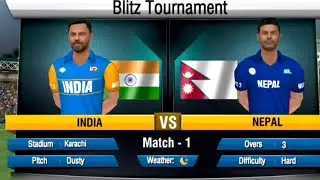 World cup 1st match india 🆚 nepal match 