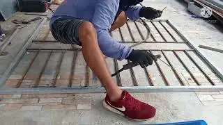 (DIY) simple grill design 😊 gamit Ang tubular  1x1 at square bar 12 mm 👍👍