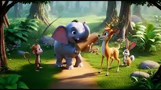 🤝 The Best Team in the Forest | Teamwork Story #kidslearning