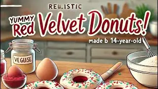 &ldquo;Homemade Red velvet Donuts!&rdquo;