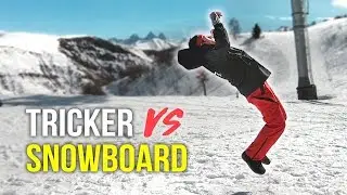 PRO TRICKERS TRY SNOWBOARDING