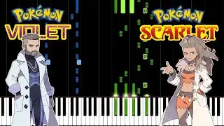 Battle! Sada & Turo - Pok&eacute;mon Scarlet and Violet (Piano Tutorial) [Synthesia]