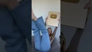 #BRAVEMAS DAY 16 🤩▶️ YouTube Play Button - Gold Plaque - 1 MILLION SUBSCRIBERS 💛 #1million