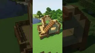 Minecraft Modern Wooden House - #minecrafthousetutorial #minecraft