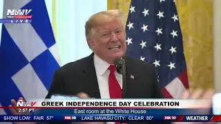GREEK INDEPENDENCE DAY CELEBRATION: President Trump in White House East Room