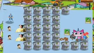 Plants Vs Zombies Mod - Live Actions Vs Cartoons // Another Chain reaction Puzzle Challenge
