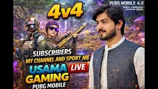 PUBG Mobile New Event 4.2 Live Stream | Usama Gaming | Ranked Push | Funny Moments & Clutch Gameplay