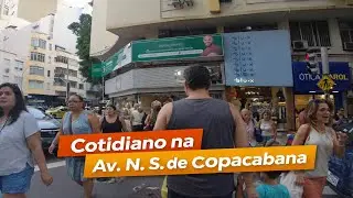 Cotidiano na Avenida Nossa Senhora de Copacabana