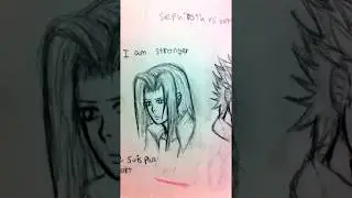 screwattack sephiroth vs vergil drawing