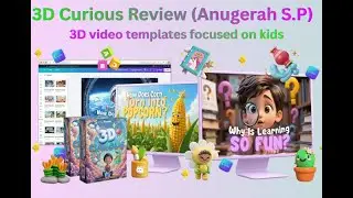 3D Curious Review (Anugerah S.P) ll, 3D video templates focused on kids.