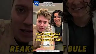 REAKSI BULE KAGET KETIKA COBA MINUM KOPI LUWAK PERTAMA KALI‼️#reaksibule