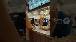 Fast-Food Cat Chaos! 🍔😹 #ai #cat #shorts #viral #trending #fypシ