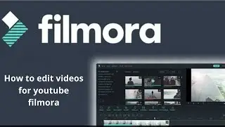 how to edit videos for youtube filmora software for beginners | how to edit videos for youtube hindi