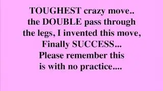 Inspired by Bruce Lee   Paul does Double Leg Pass with Nunchaku 3/9/10