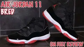 AIR JORDAN 11 &ldquo;BRED&rdquo; ON FEET REVIEW!! SHOE OF THE YEAR!!!