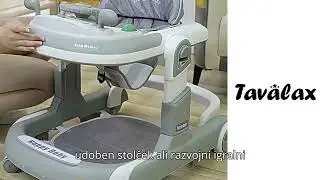 Otro&scaron;ki hojček Tavalax Baby 3 v 1 z razvojnim igralnim centrom in pladnjem za hranjenjel  - 6047 SI