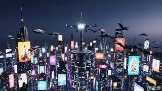 Summarized version of Battle Space Ship in the Neon City