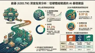 啟碁（6285）：偽裝成 AI 股的潛力股