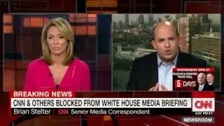 CNN blocked from white house media briefing