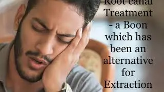 Root canal Treatment- a Boon  which has been an alternative for Extraction to save Teeth..😇