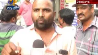 Passengers Protest against Private Travels in Vijayawada