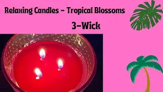 Relaxing Candles - Tropical Blossoms (3-Wick)