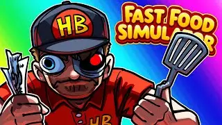 Fast Food Simulator - Youtubers Getting a Real Job!