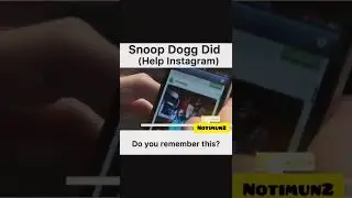 Snoop Dogg was the first celebrity on INSTAGRAM 😨 #snoopdogg #instagram #shorts #hiphop