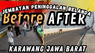 JEMBATAN YANG DI BANGUN SEJAK JAMAN BELANDA KINI DI BANGUN KEMBALI
