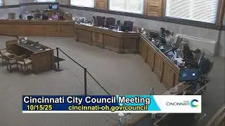 Cincinnati City Council Meeting - 10/15/25