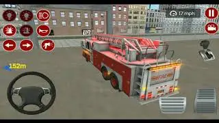 Real Fire Truck Driving Simulator - Fire Truck Game - Android Gameplay #1