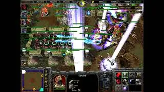 #War3 Map : Zombie Invasion Ultimate 2019. Mode Max Hard 1 vs 4 Final boss
