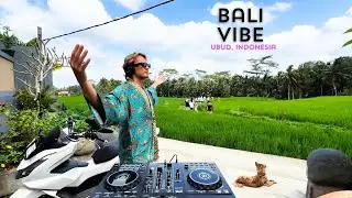 Bali Vibes Ubud Melodic House mix | Live DJ SET | Indonesia | Video of Bali Village of Ubud