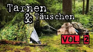 #TARNEN UND #T&auml;uschen die 2te🌲| #stealthcamping im #wald