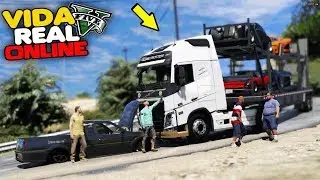 VIDA REAL -  ACIDENTE COM CAMINHÃO E CARRO E DEU BRIGA !! #460