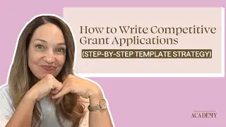 How to Write Competitive Grant Applications (Step-by-Step Template Strategy)
