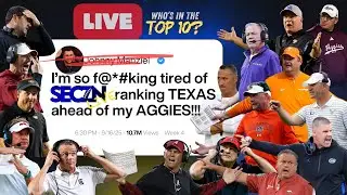 SECZN LIVE: Week 4 Rankings 🔥🔥🔥 No more Excuses