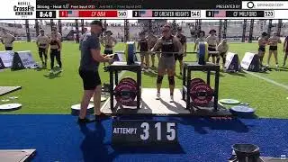 Christine Middleton 143 kg (315 lb) Front Squat at 2022 CrossFit Games