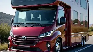  4 Bedroom Luxury RV in Wine Red  Ultimate Family Camper! 2026 Toyota Double Decker Motorhome