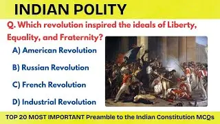 Preamble to the Indian Constitution MCQs | Indian Polity | Upsc prelims MCQs
