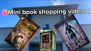 Mini book shopping video! +4 books